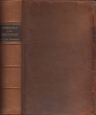 Item #28988 Speeches and Writings of Hon. Thomas F. Marshall. Hon. Thomas F. Marshall, W. L. Barre