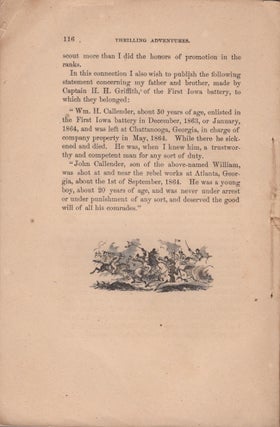 Thrilling Adventures of William Callender, A Union Spy