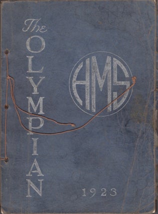 Item #29154 The Olympian. Issued By the Senior Class of Marietta High School 1923. Georgia...