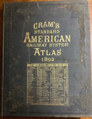 Item #29273 Cram's Standard American Railway System Atlas of the World Accompanied by a Complete...