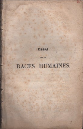Item #29325 Essai Sur Les Races Humaines. P. P. Broc