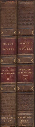 Item #29503 Chronicles of The Canongate. Two volumes. Sir Walter Scott