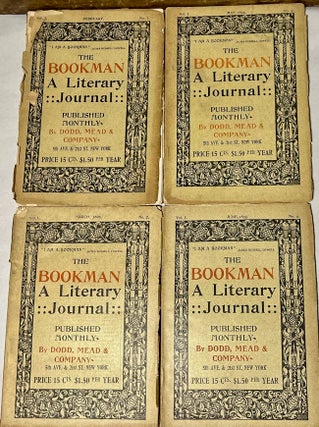 Item #29540 The Bookman A Literary Journal. Misc. 4 issues. Mead Dodd, Company