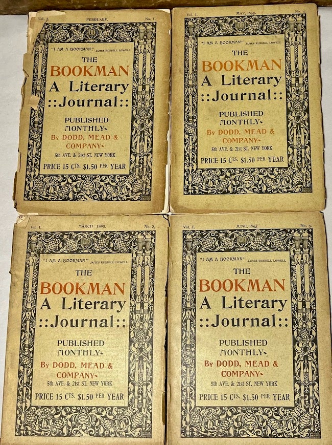 Item #29540 The Bookman A Literary Journal. Misc. 4 issues. Mead Dodd, Company.