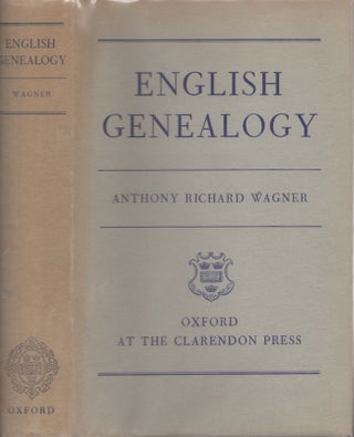 Item #29608 English Genealogy. Anthony Richard Wagner