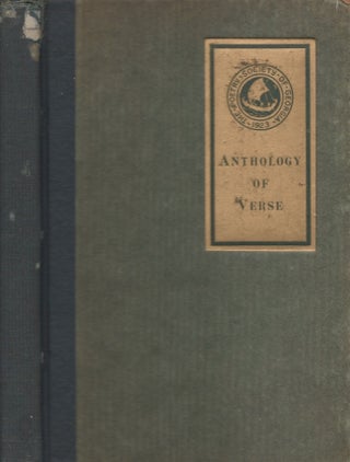 Item #30019 Anthology of Verse. A collection of poems by the members of The Poetry Society of...