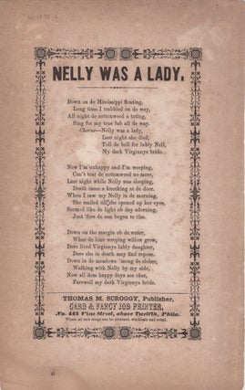 Item #30161 Nelly Was A Lady. Anon