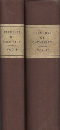 Item #30537 Elements of Chemistry in the Order of Lectures Given in Yale College. Two volumes....