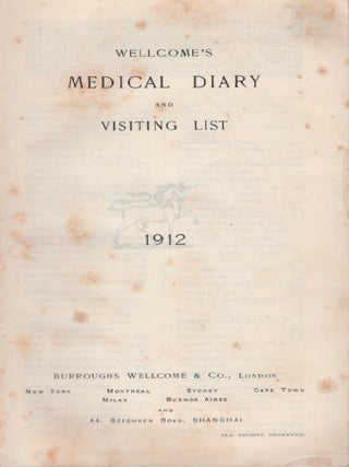 Wellcome's Medical Diary and Visiting List 1913