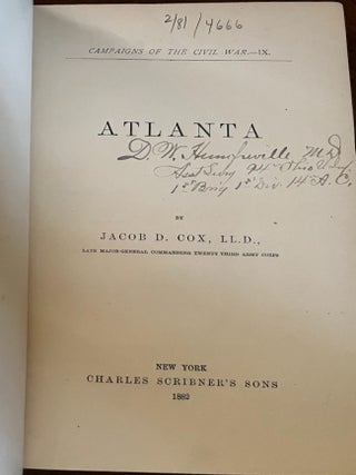 Campaigns of the Civil War: Atlanta