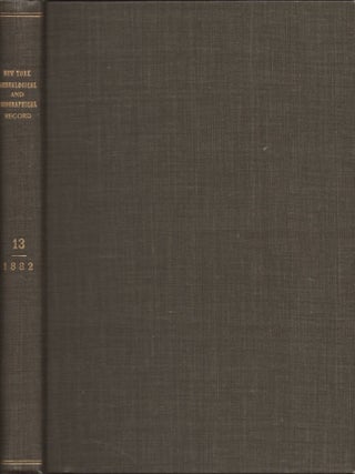 Item #34129 New York Genealogical and Biographical Record. Devoted to the Interests of American...