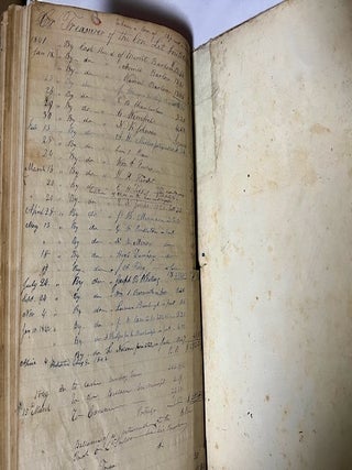 1840's Account Ledger from AETNA Fire Insurance Company Representative D. W. Norton.