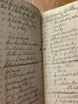 1863-1866 New England Account Ledger