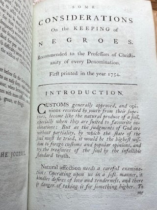 A Journal of the Life, Gospel Labours, and Christian Experiences of that Faithful Minister of Jesus Christ, John Woolman, Late of Mount Holly, in the Province of New Jersey, North America.