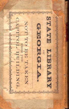 Acts of the General Assembly of the State of Georgia, Passed in Milledgeville At An Annual Session in November and December, 1838