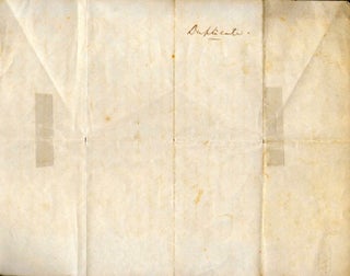 Autograph Letter (retained copy) from the "Mayors Office, Charleston, S.C. Feby 21st 1849" Addressed "To His Excellency James K. Polk President of the United States."